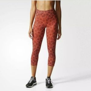 Adidas Wanderflex Patterned Workout Leggings